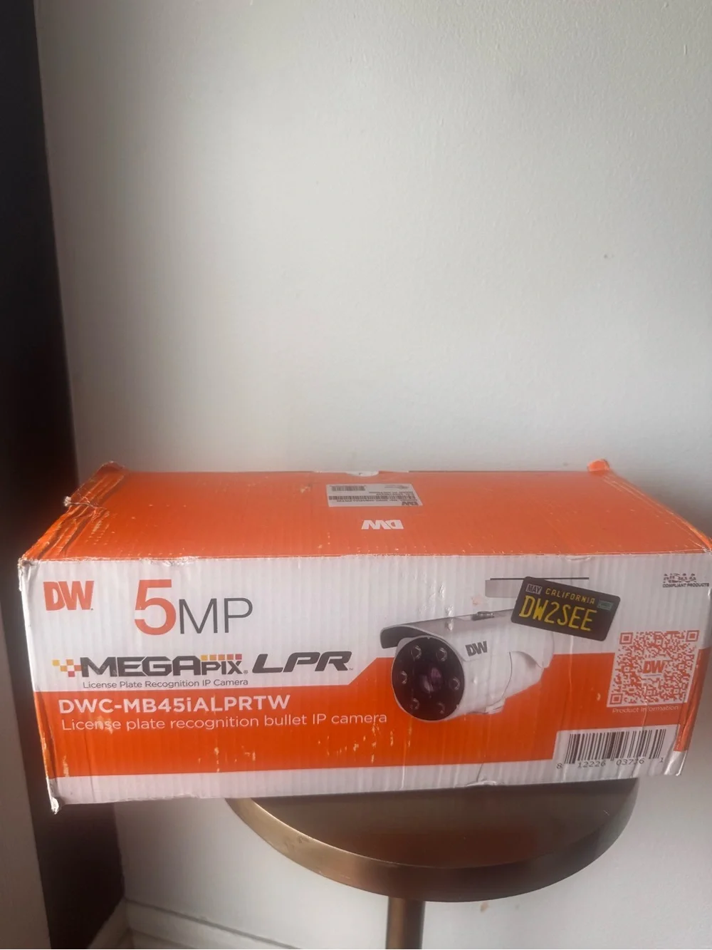 5MP Megapix LPR C-MB451ALPRTW License Plate Recognition Bullet IP Camera - White
